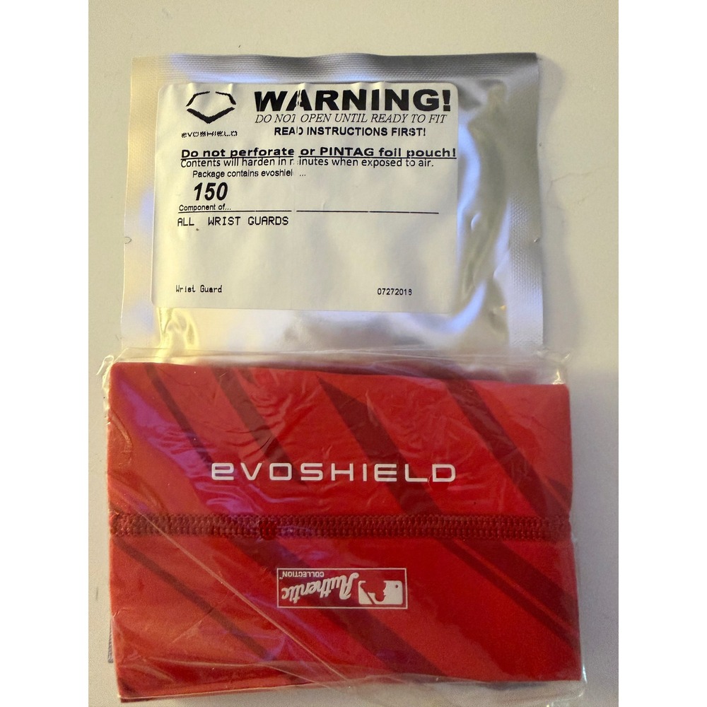 EvoShield Gel-to-Shell Custom-Molding Wrist Guard Red Large Baseball Softball - Picture 4 of 6